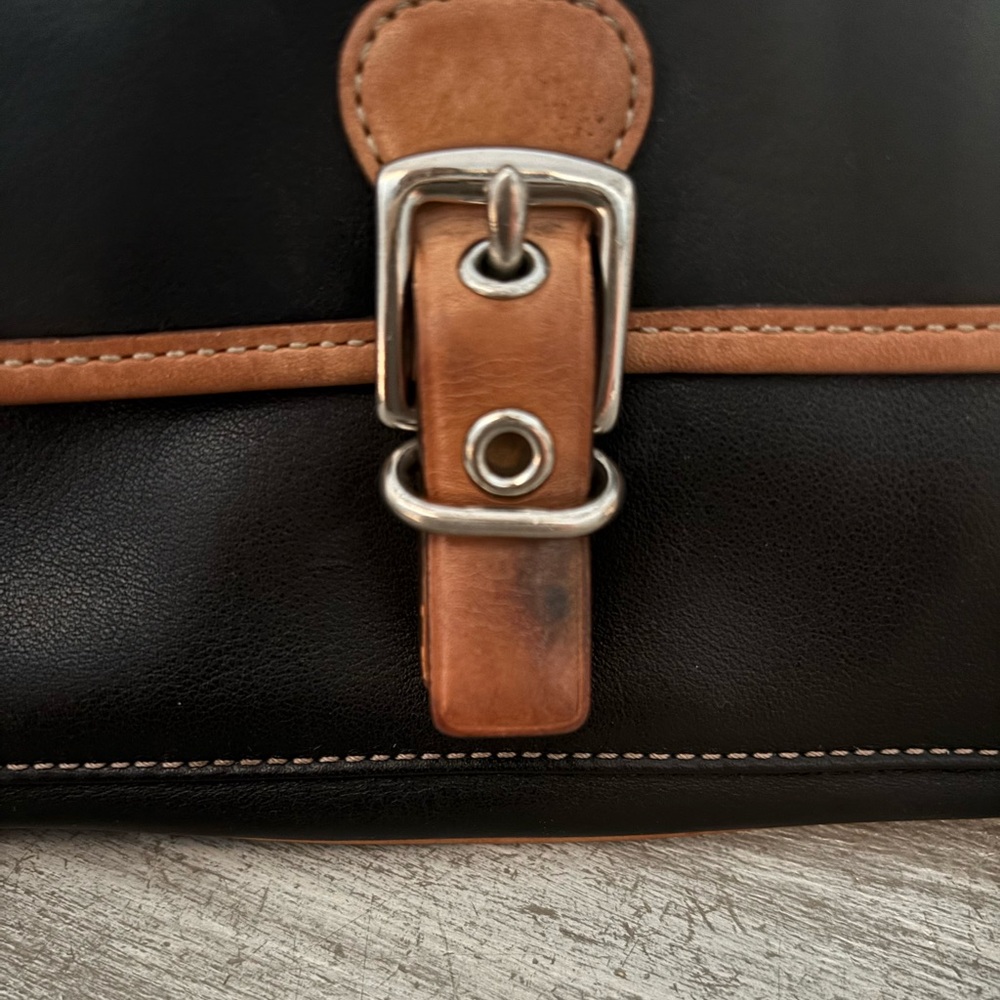 🍃🦋 Vintage Coach Y2K Leather Wristlet - Picture 5 of 7